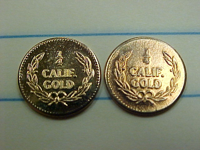 1853-1/4-Calif.-Gold-Token-Real-Or-Fake